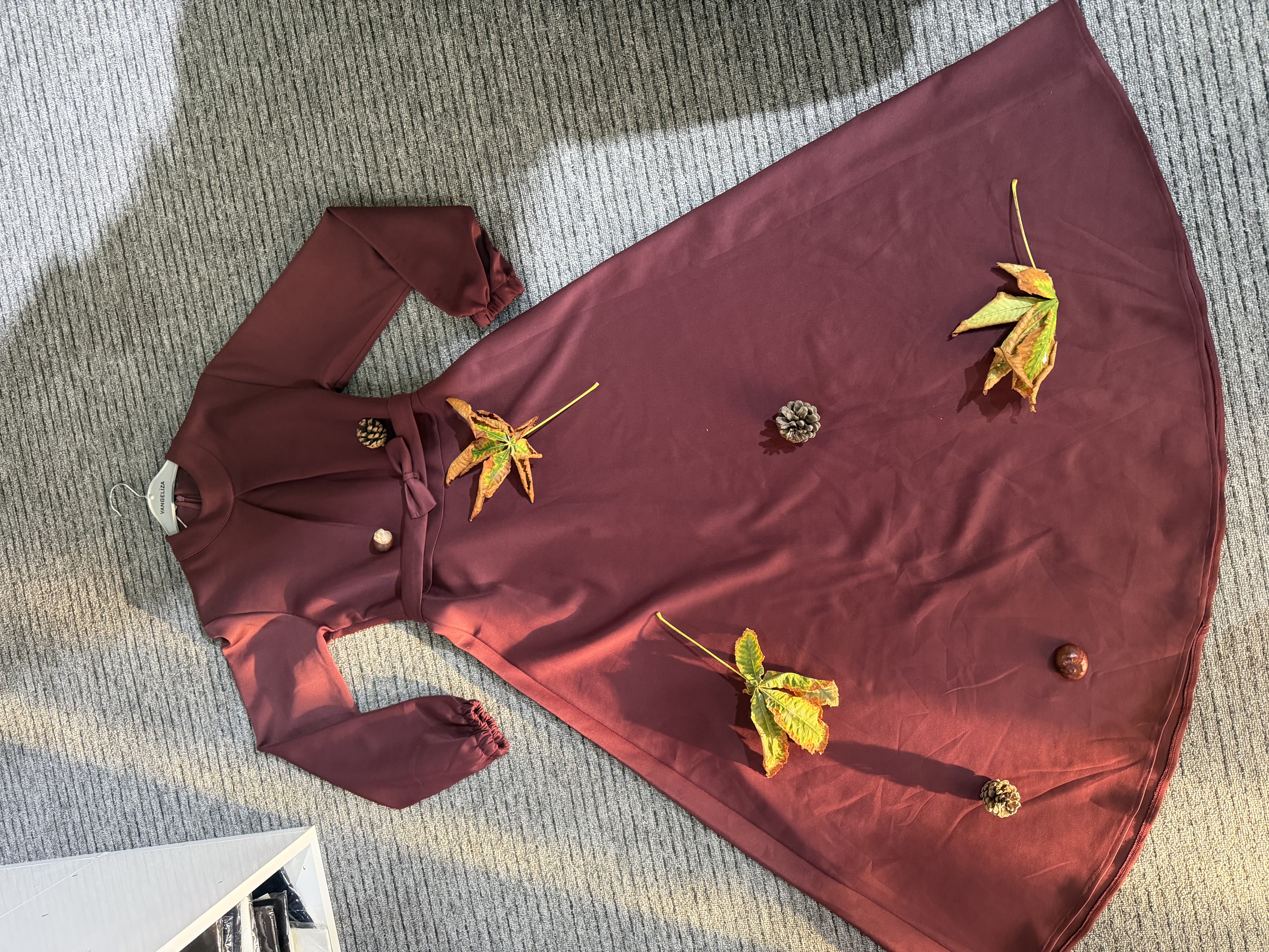 Oysho bordo Elbise